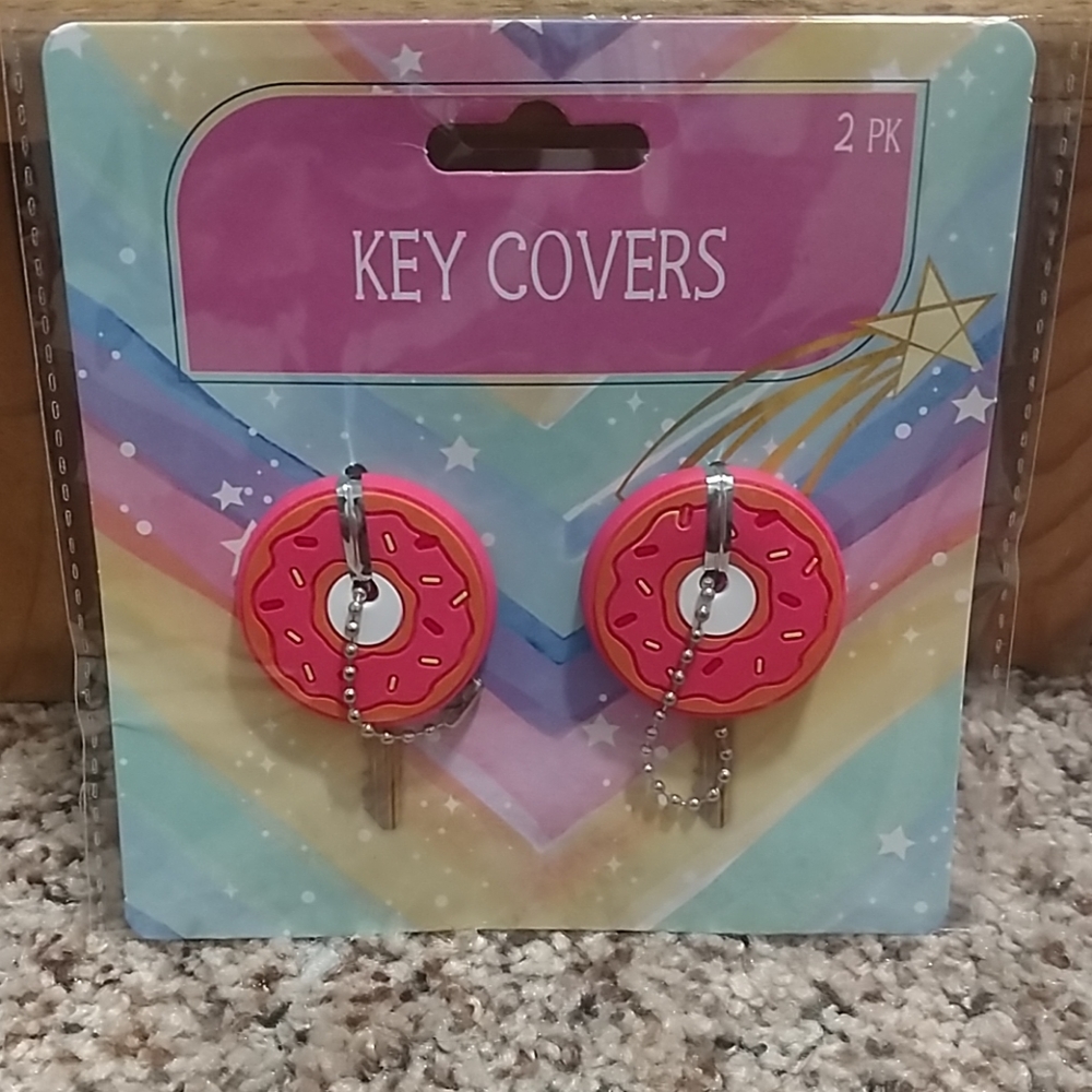 ⚓NWT Doughnuts Key Covers 2PK